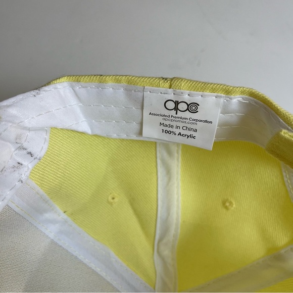 2022 Haskell Souvenir Hat - Pale Yellow with Teal, White, Pink Embroidery - Picture 6 of 6